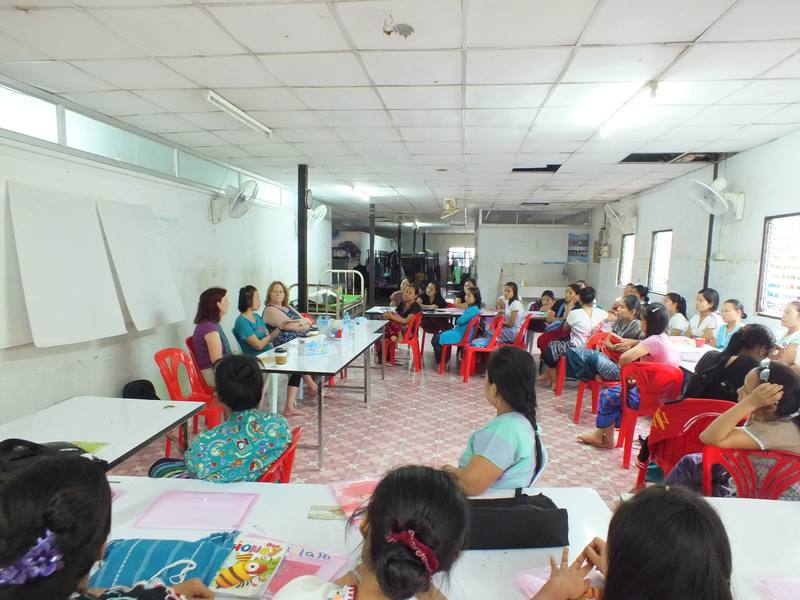 Training the Karen Women's Organisation in Thailand, 2016