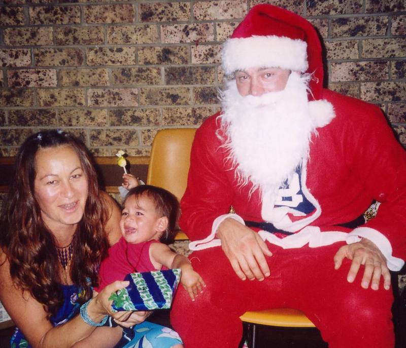 Christmas celebration at the new Maloney Street centre, 2002